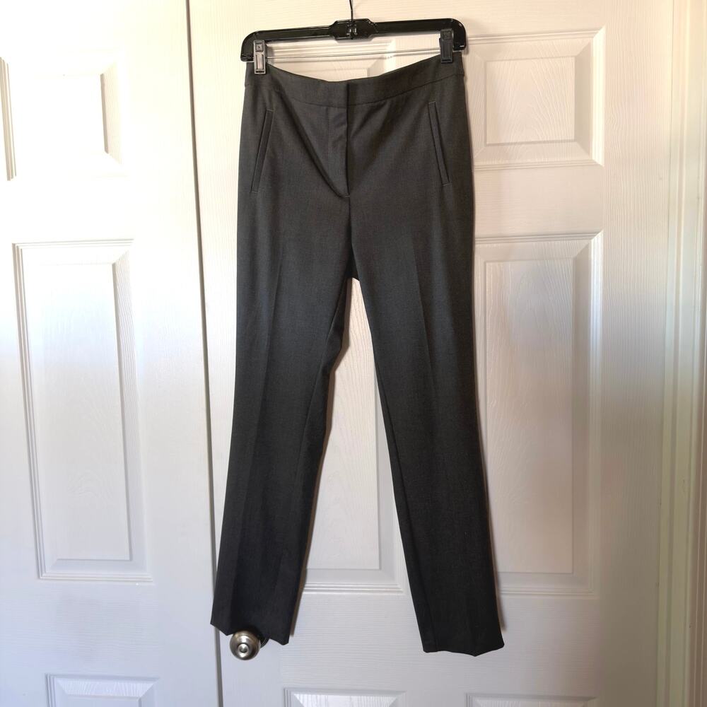 Zara Basic Collection Gray Straight Leg Dress Pan… - image 1